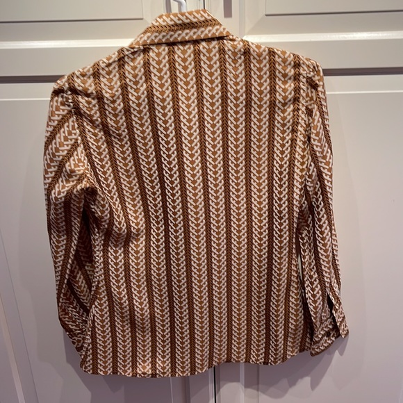 VINTAGE FERRAGAMO 100% silk blouse. - Picture 4 of 5